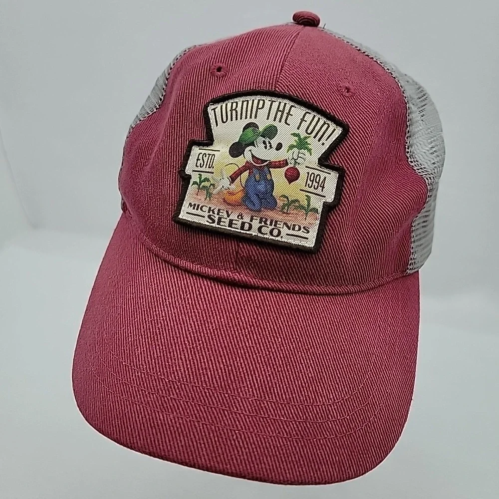 Disney Parks Mickey Mouse Flower Garden Festival Adult Hat Cap Mesh Snapbck 2019